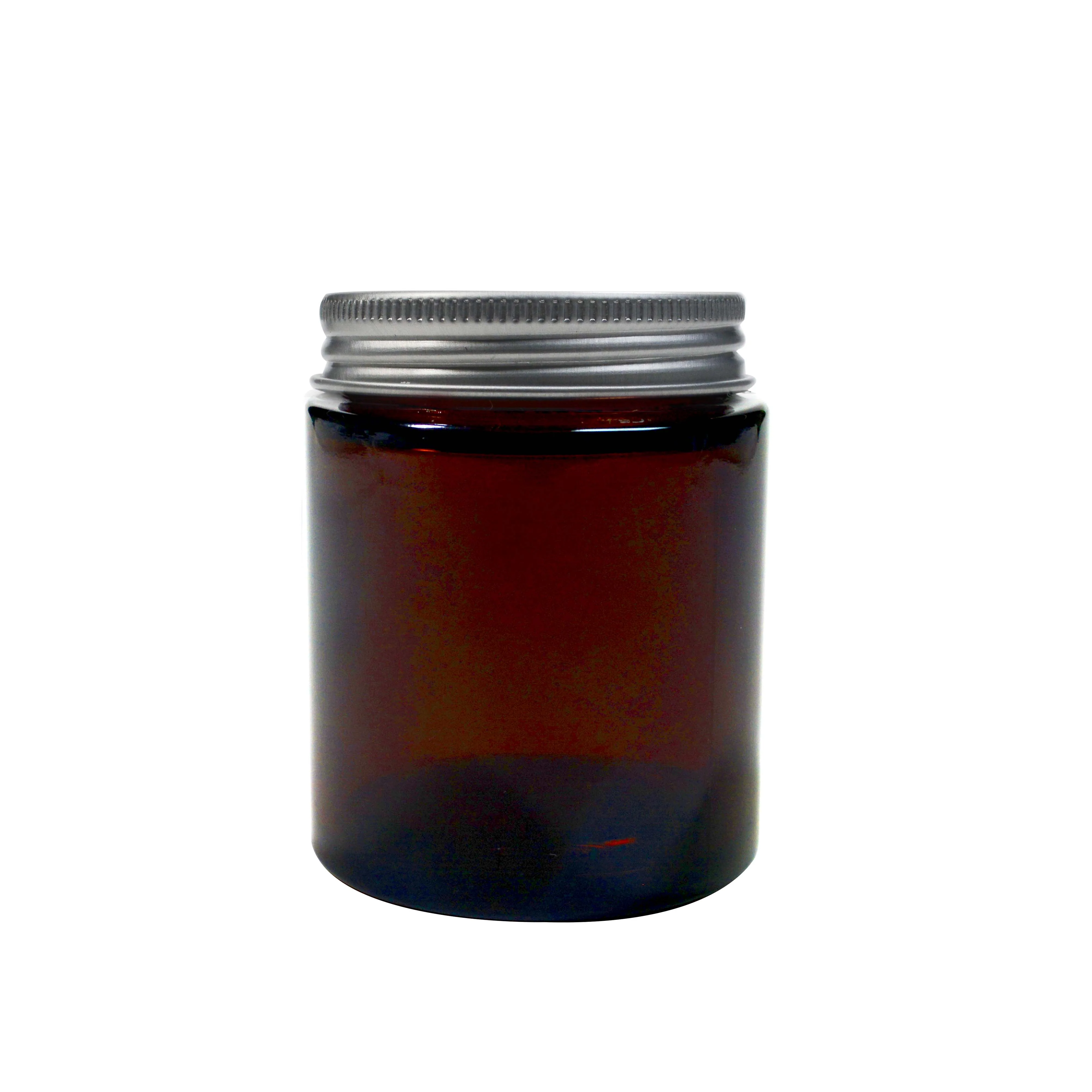 100ml Glass Pot - Amber - Image 3